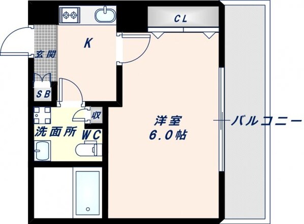 長瀬駅 徒歩10分 1階の物件間取画像